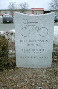 Billy Buckingham memorial