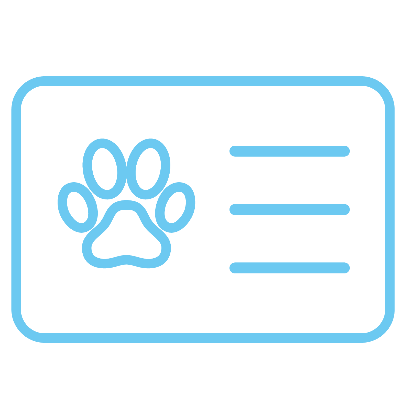 Dog License Icon