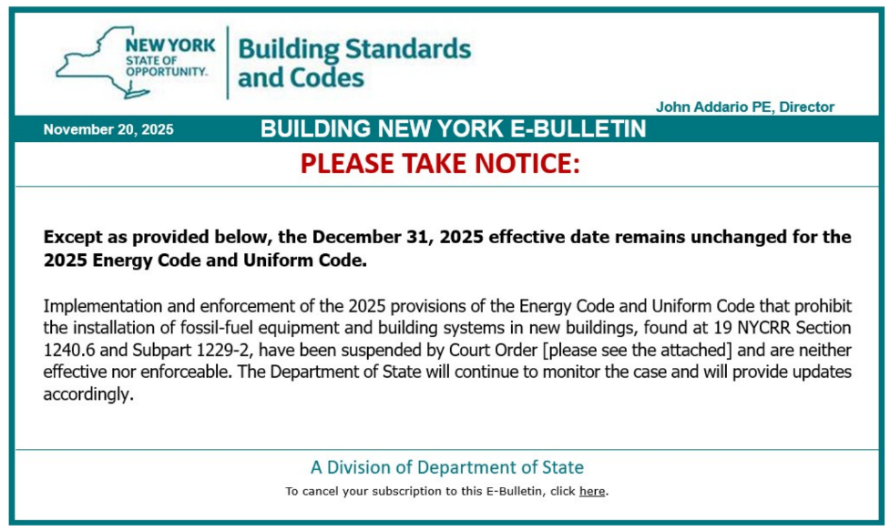 building ny e-bulletin