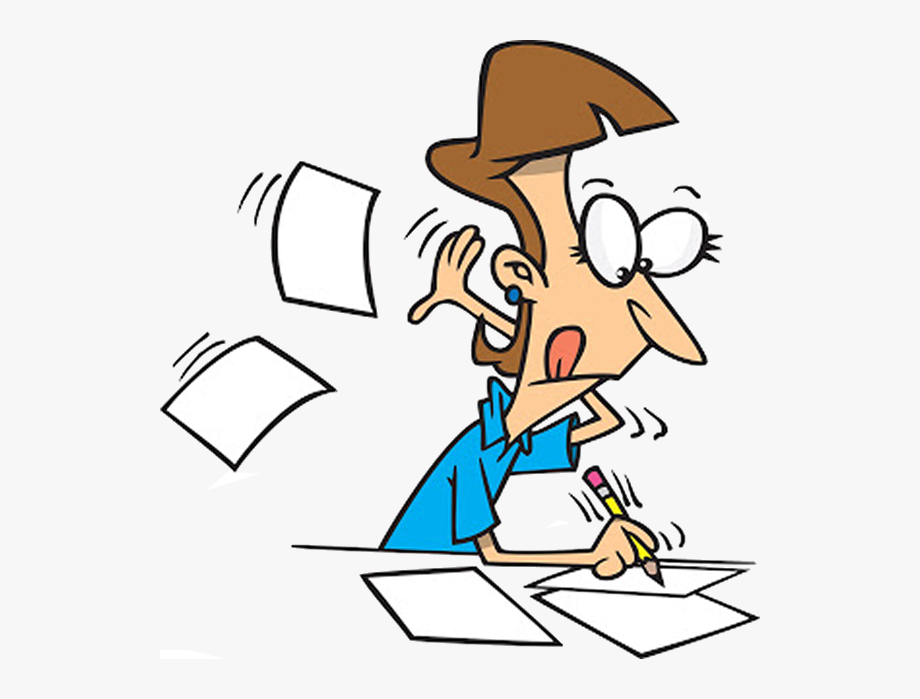 person looking through papers